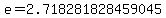 e=+2.718281828459045