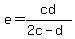 e=cd%2F%282c-d%29