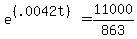 e%5E%28%28.0042t%29%29+=+11000%2F863