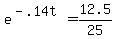 e%5E%28-.14t%29+=+12.5%2F25