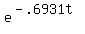 e%5E%28-.6931t+%29+