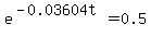 e%5E%28-0.03604t%29=0.5