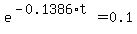 e%5E%28-0.1386%2At%29=0.1