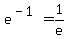 e%5E%28-1%29+=+1%2Fe