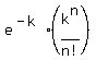 e%5E%28-k%29%2A%28k%5En%2Fn%21%29