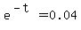e%5E%28-t%29+=+0.04