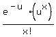 e%5E%28-u%29%2A%28u%5Ex%29%2Fx%21