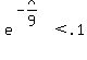 e%5E%28-x%2F9%29+%3C+.1