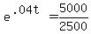 e%5E%28.04t%29+=+5000%2F2500