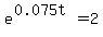 e%5E%280.075t%29+=+2