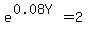 e%5E%280.08Y%29=2
