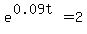 e%5E%280.09t%29=2