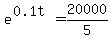 e%5E%280.1t%29=20000%2F5