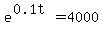 e%5E%280.1t%29=4000