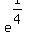 e%5E%281%2F4%29