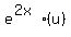 e%5E%282x%29%2A%28u%29