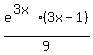 e%5E%283x%29%2A%283x-1%29%2F9