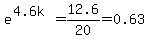 e%5E%284.6k%29=12.6%2F20=0.63