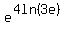e%5E%284ln%283e%29%29