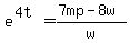 e%5E%284t%29=%287mp-8w%29%2Fw