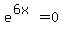 e%5E%286x%29=0+