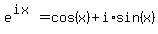e%5E%28ix%29=cos%28x%29%2Bi%2Asin%28x%29