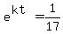 e%5E%28kt%29=1%2F17