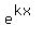 e%5E%28kx%29