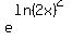 e%5E%28ln%282x%29%5E2%29