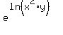 e%5E%28ln%28x%5E2%2Ay%29%29