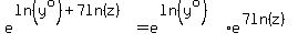 e%5E%28ln%28y%5E8%29%2B7ln%28z%29%29=e%5E%28ln%28y%5E8%29%29%2Ae%5E%287ln%28z%29%29%29
