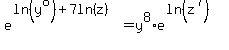 e%5E%28ln%28y%5E8%29%2B7ln%28z%29%29=y%5E8%2Ae%5E%28ln%28z%5E7%29%29%29