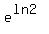 e%5E%28ln2%29