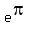 e%5E%28pi%29