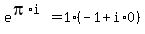 e%5E%28pi%2Ai%29=1%28-1%2Bi%2A0%29