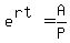 e%5E%28rt%29+=+A%2FP