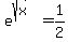 e%5E%28sqrt%28x%29%29+=+1%2F2