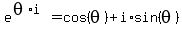 e%5E%28theta%2Ai%29=+cos%28theta%29+%2B+i%2Asin%28theta%29