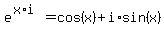 e%5E%28x%2Ai%29=cos%28x%29%2Bi%2Asin%28x%29