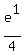 e%5E1%2F4