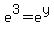 e%5E3=e%5Ey
