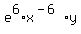 e%5E6%2Ax%5E%28-6%29%2Ay%29
