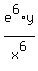 e%5E6%2Ay%2Fx%5E6%29