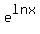 e%5Elnx