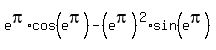 e%5Epi%2Acos%28e%5Epi%29-%28e%5Epi%29%5E2%2Asin%28e%5Epi%29