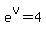e%5Ev=4