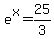 e%5Ex=25%2F3