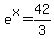 e%5Ex=42%2F3