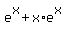 e%5Ex+%2B+x%2Ae%5Ex