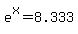 e%5Ex+=+8.333